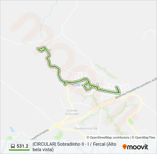 531.2 Bus Line Map