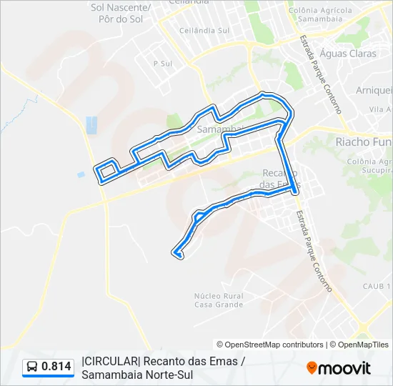 0.814 Bus Line Map