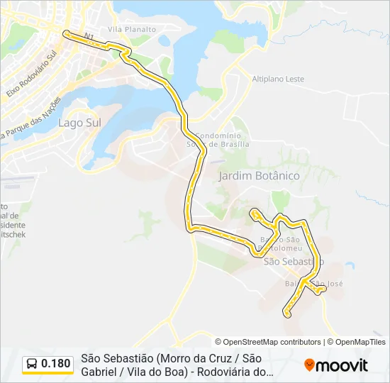 0.180 Bus Line Map