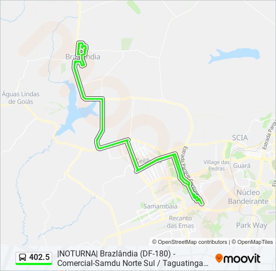 402.5 bus Line Map