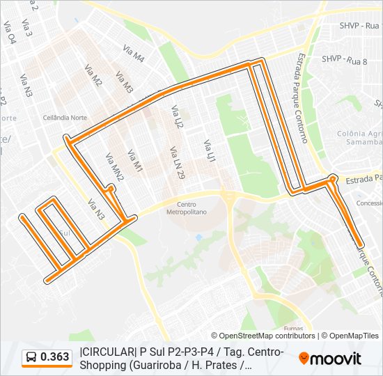 0.363 bus Line Map