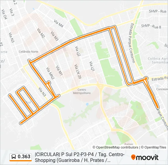 0.363 Bus Line Map