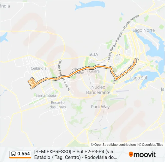 0.554 Bus Line Map