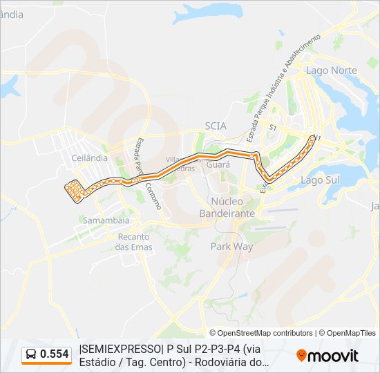 0.554 bus Line Map