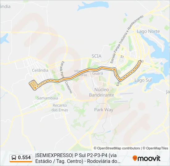 0.554 Bus Line Map