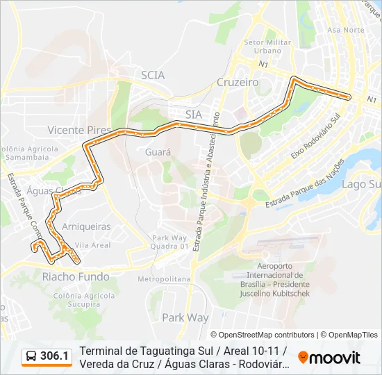 306.1 Bus Line Map