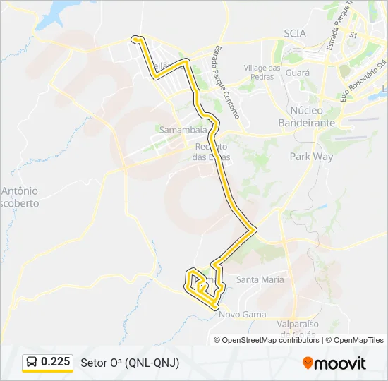 0.225 Bus Line Map