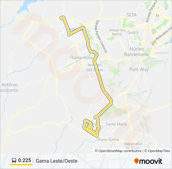 0.225 Bus Line Map