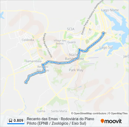 0.809 Bus Line Map