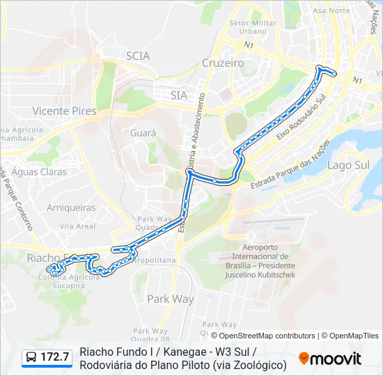 172.7 Bus Line Map