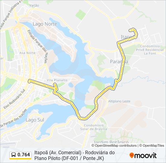 0.764 bus Line Map