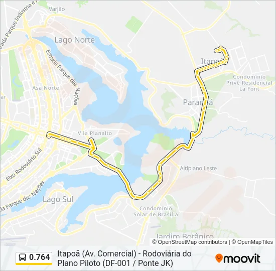 0.764 Bus Line Map