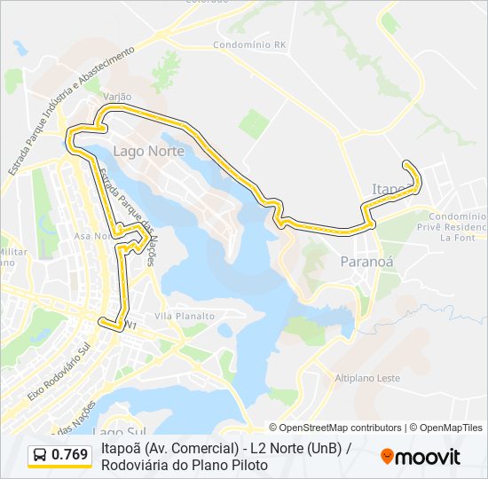 0.769 bus Line Map