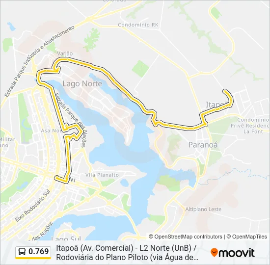 0.769 Bus Line Map
