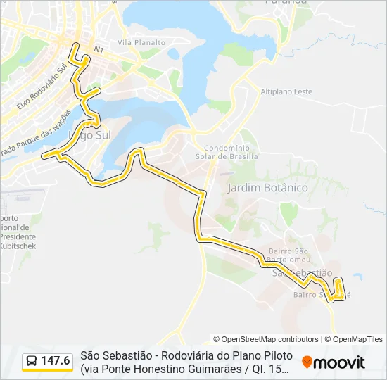 147.6 Bus Line Map