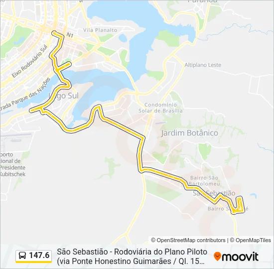 147.6 Bus Line Map