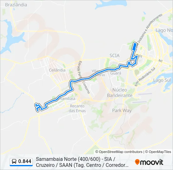 0.844 Bus Line Map