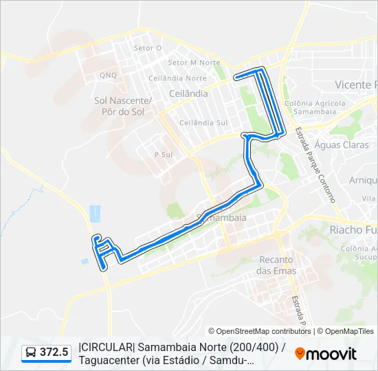 372.5 Bus Line Map
