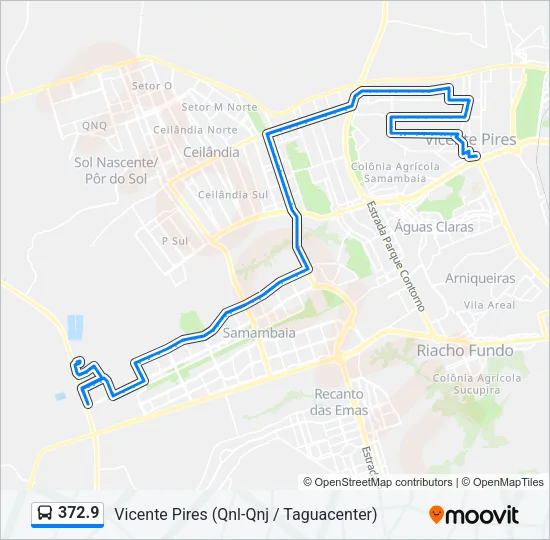 372.9 Bus Line Map