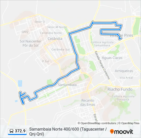 372.9 Bus Line Map