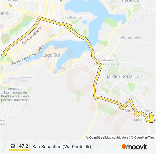 147.2 Bus Line Map