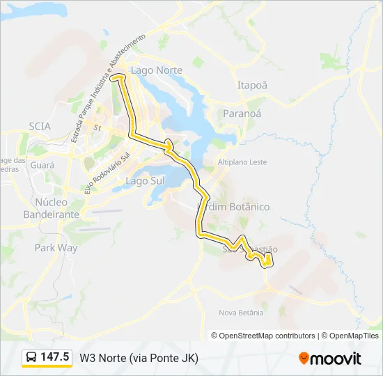 147.5 Bus Line Map