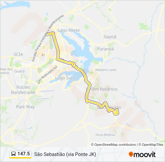 147.5 Bus Line Map
