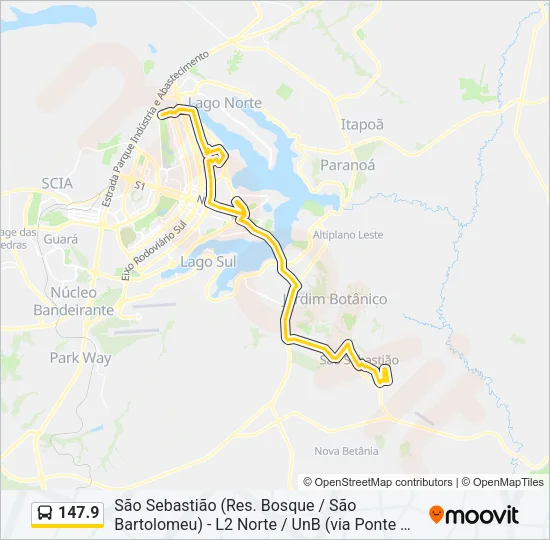 147.9 Bus Line Map