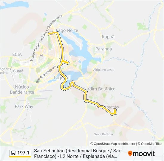 197.1 Bus Line Map