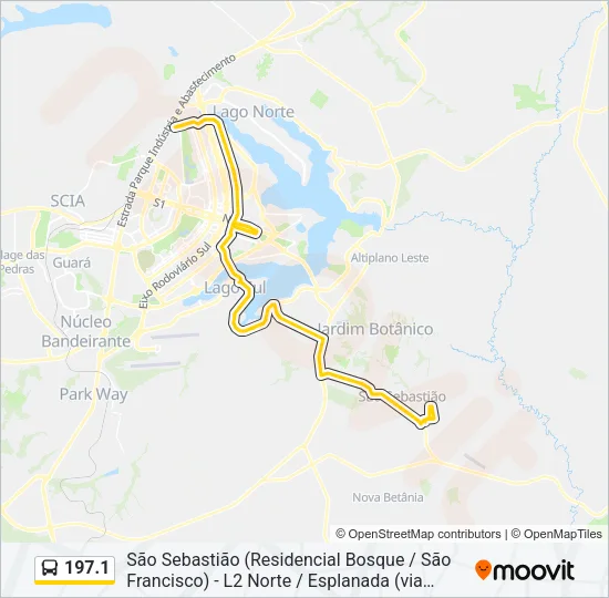 197.1 Bus Line Map