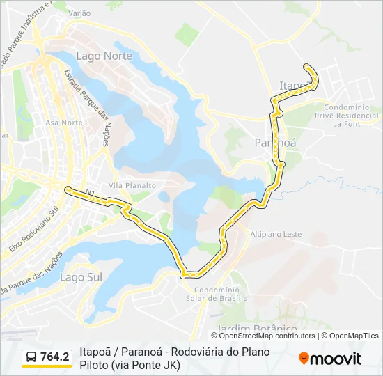 764.2 Bus Line Map