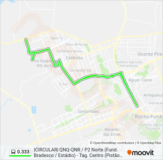 0.333 Bus Line Map