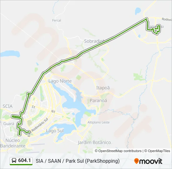 604.1 Bus Line Map