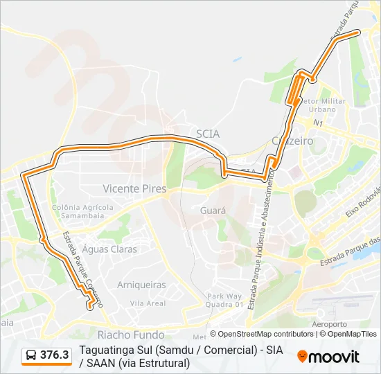 376.3 Bus Line Map