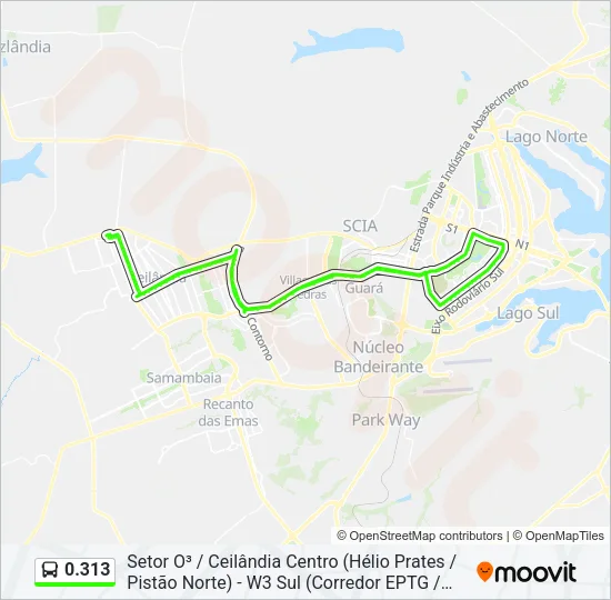0.313 Bus Line Map