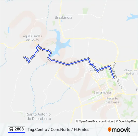 2808 Bus Line Map