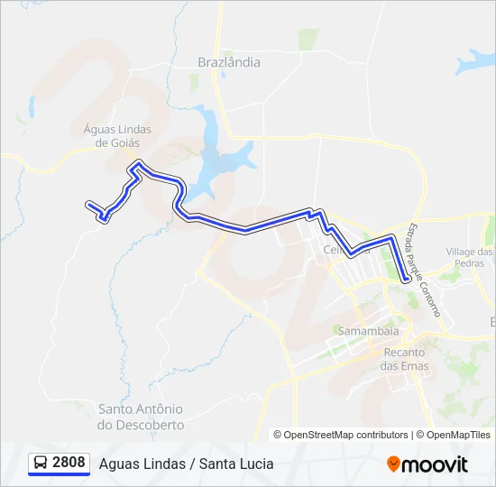 2808 Bus Line Map