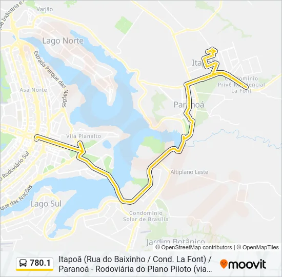 780.1 Bus Line Map