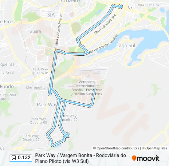 0.132 Bus Line Map