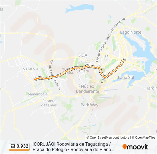 0.932 Bus Line Map