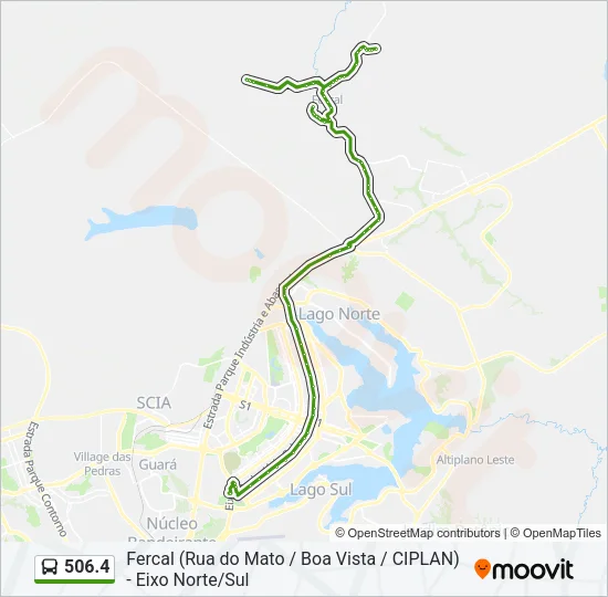 506.4 Bus Line Map