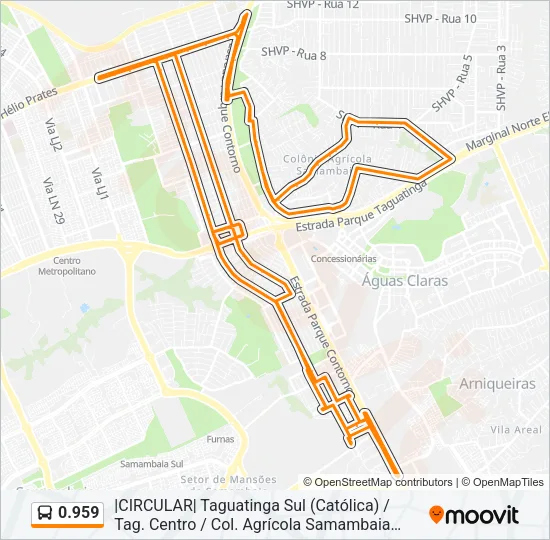 0.959 Bus Line Map