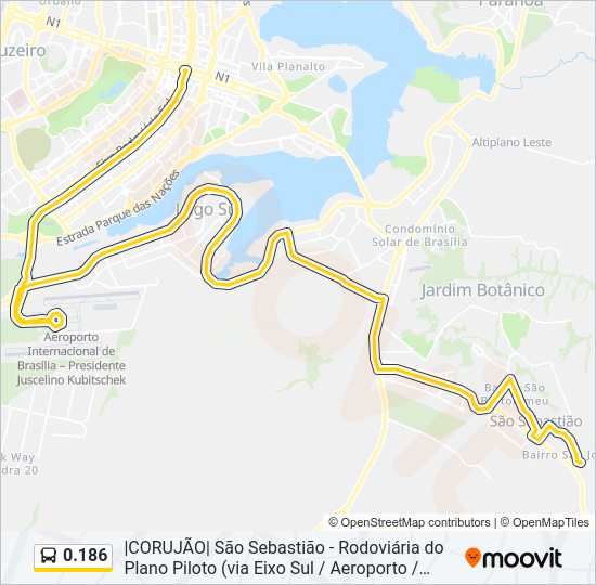 0.186 bus Line Map