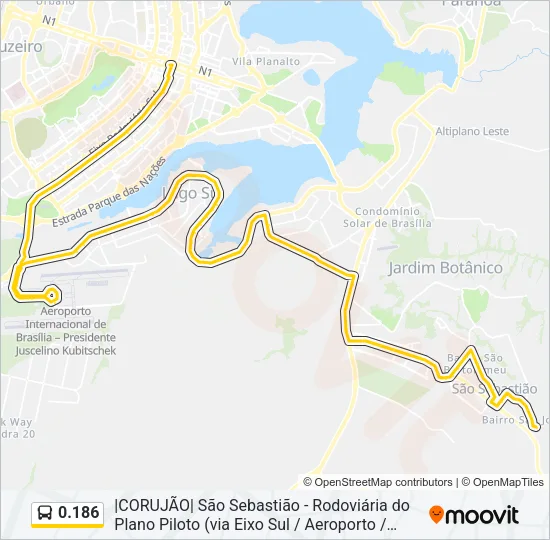0.186 Bus Line Map