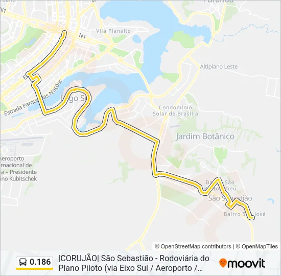 0.186 Bus Line Map