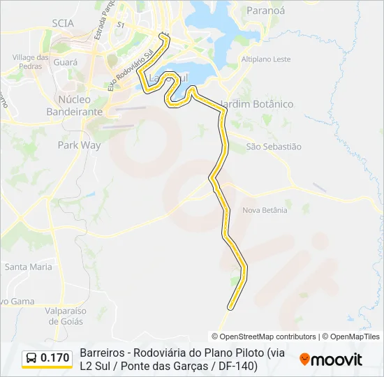 0.170 Bus Line Map