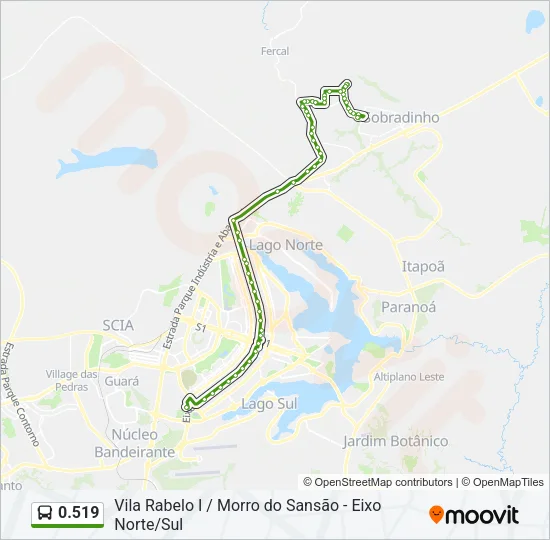 0.519 Bus Line Map