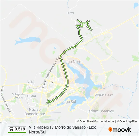 0.519 Bus Line Map