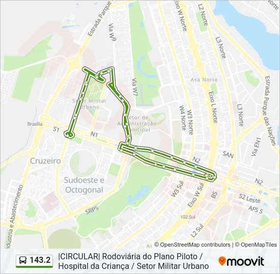 143.2 Bus Line Map