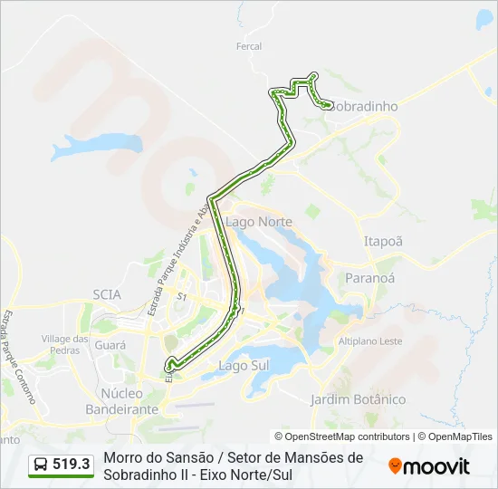 519.3 Bus Line Map